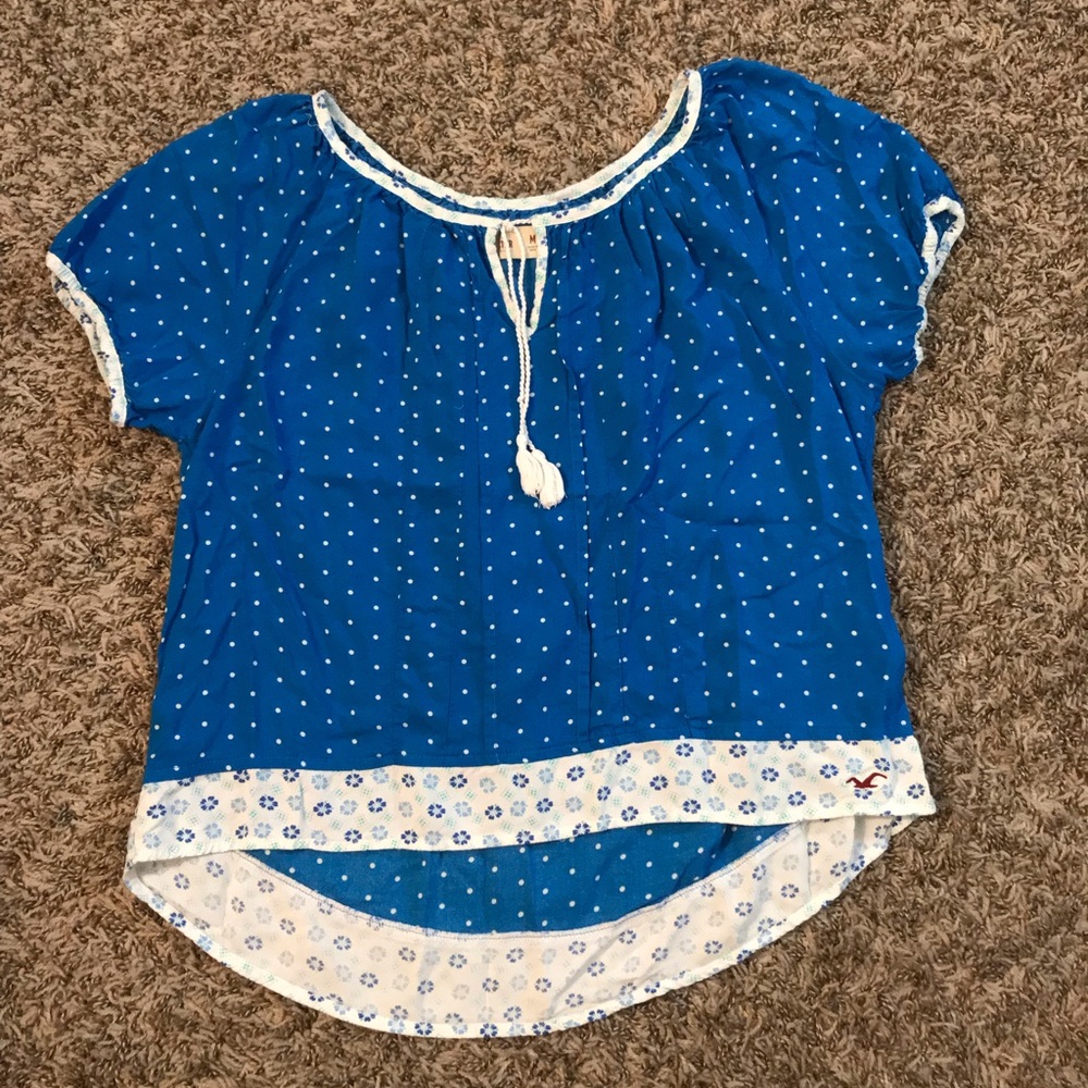 Hollister polka dot top